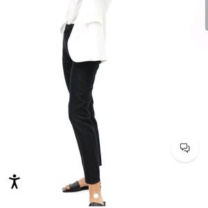 MASSIMO DUTTI Skinny Pants with Leather & Silver